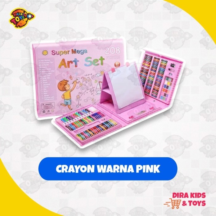 

SALE TERLARIS PROMO] CRAYON SET 208 PCS BONUS 1 SET SANK MAGIC BOOK ISI 4 BUKU READYY