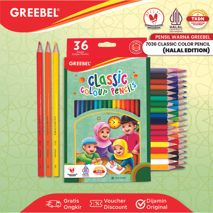 

SALE TERLARIS GREEBEL PENSIL WARNA CLASSIC COLOR PENCIL HALAL EDITION/COLORING/COLOR READYY