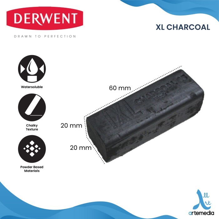 

SALE TERLARIS BALOK ARANG DERWENT XL CHARCOAL BLOCK READYY