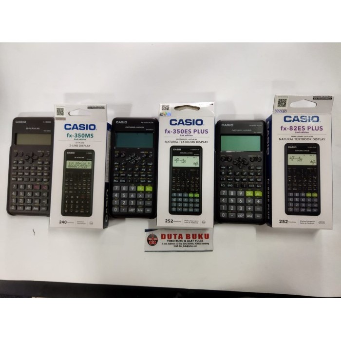 

Kalkulator Sekolah Kuliah Scientific / Sintifik Casio Original
