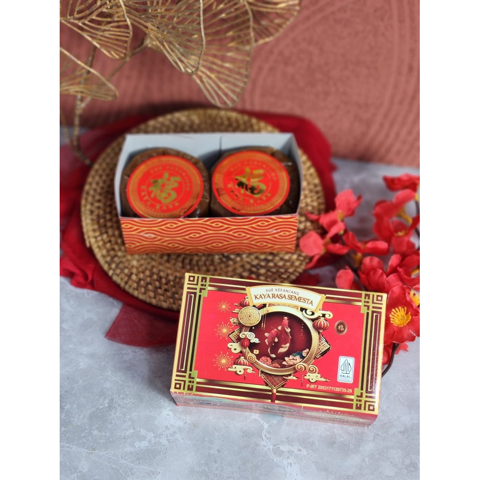 

Kue Keranjang Hampers 250 Gr X 2 Free Box Premium Halal Kaya Rasa Nian Gao Ti Kwee Dodol Cina Imlek
