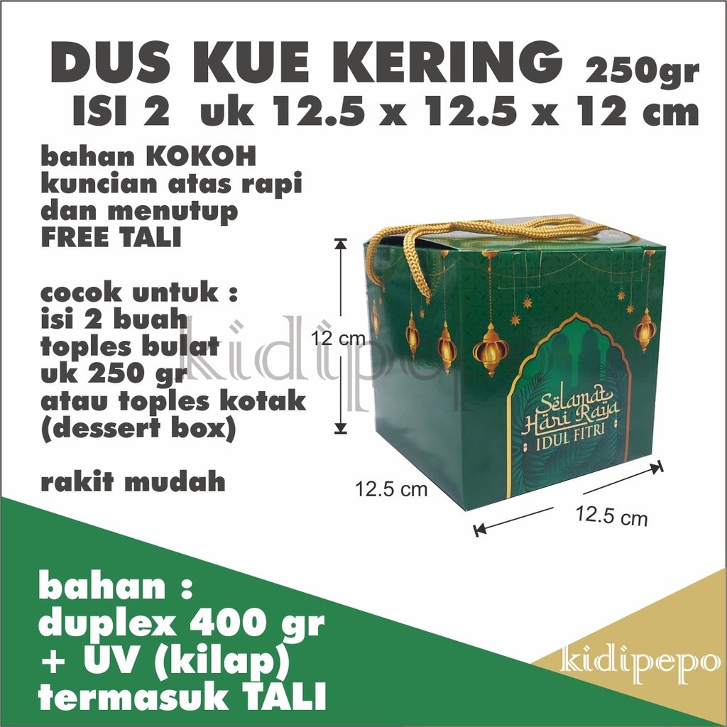 

Dus Jinjing Kue Kering Stoples 250 Gr Idul Fitri Lebaran (Isi 10)