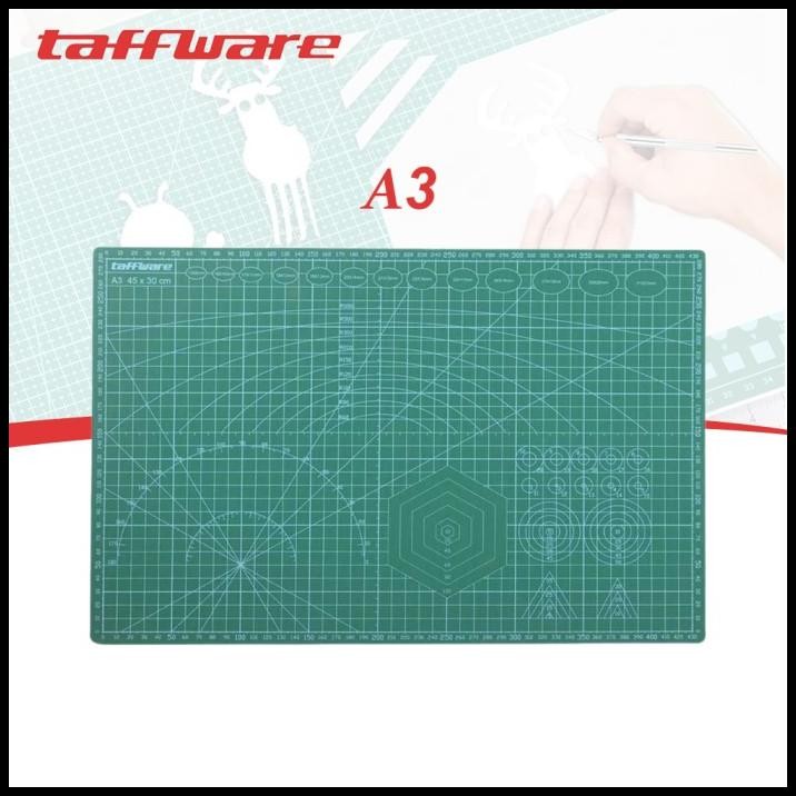 

Alas Potong Kertas PVC Taffware Paper Cutting Mat A3 Dua Sisi