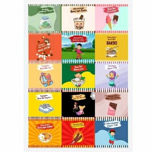 

(Isi 100Pcs) Amplop Lebaran Model Permen Siap Pakai 100Pcs Angpao Uang Thr Idul Fitri Parcel Snack