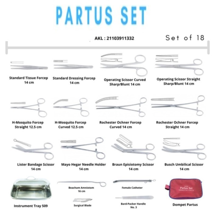 PARTUS SET / PARTUS INSTRUMENTS SET