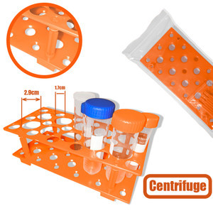 

LabTestKit 28 Holes Plastic Test Tube Rack Holder for laboratory Detachable Plastic Clear Centrifugal Test Tube Test Tubing Rack Brand New