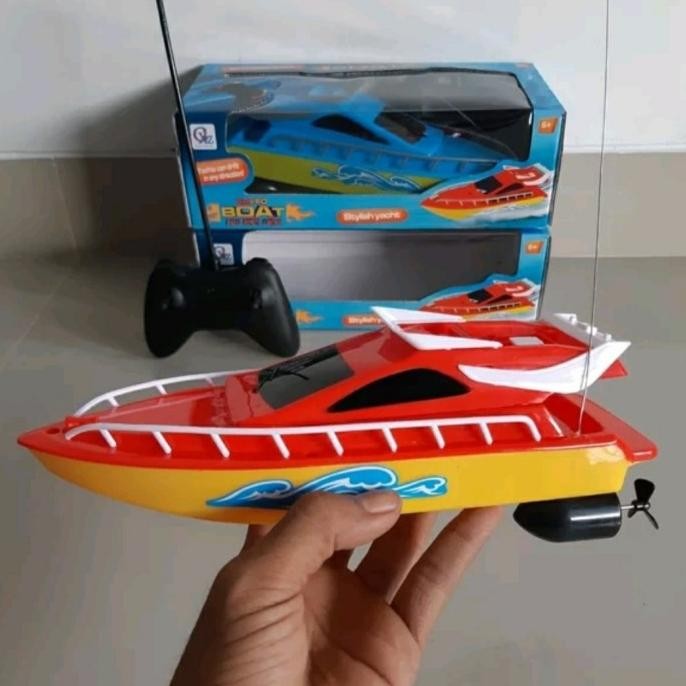 Promo MAINAN PERAHU AIR REMOTE CONTROL KAPAL RC RACING BOAT COD