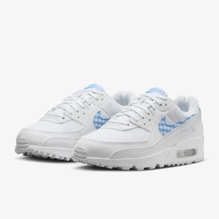 Nike Air Max 90 White/University Blue Original100%