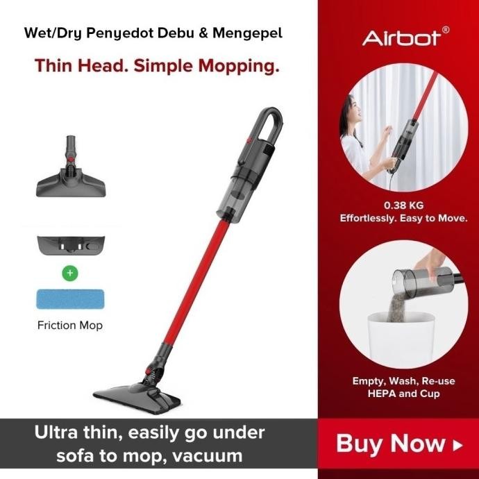Airbot DX200 Vacuum Cleaner Wet/Dry Penyedot Debu Pel & Vacum