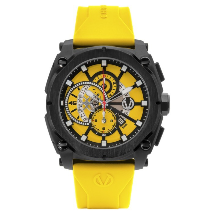 Jam Tangan CHRIST VERRA Pria Original CV 12201G-36 YLW