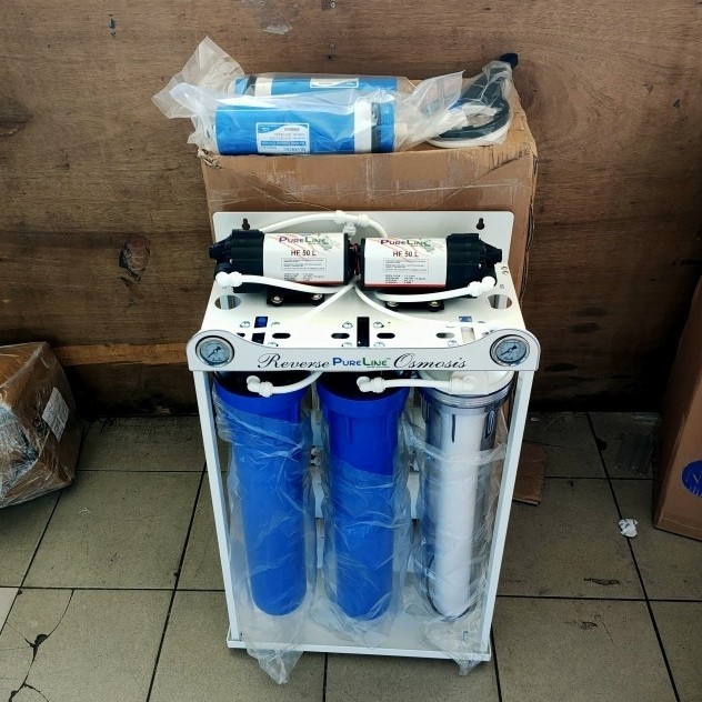 Mesin RO 1000 gpd Filter air minum Reverse Osmosis 1000gpd micron