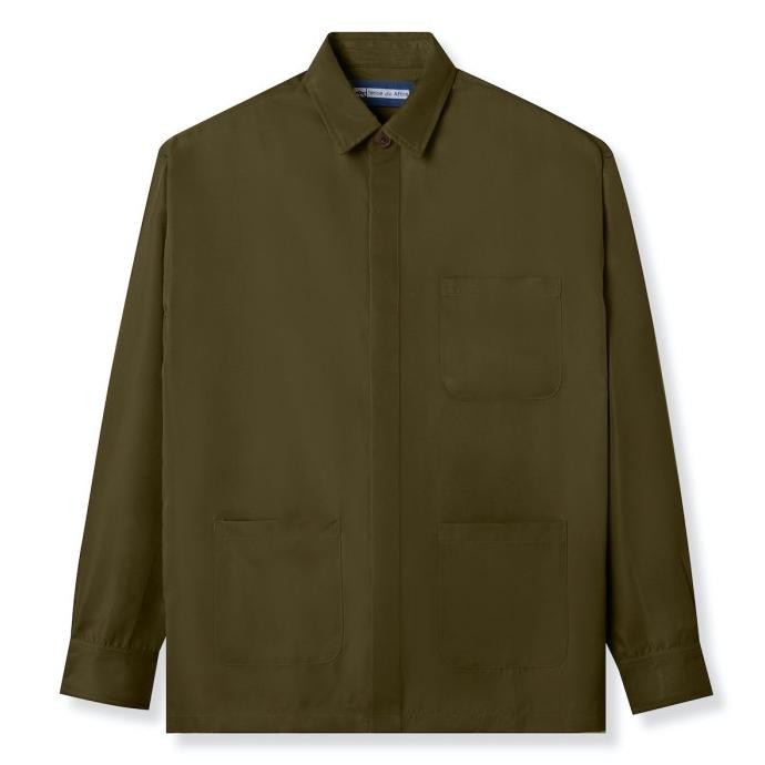 JACKET - PARISIAN CHORE JACKET - ARMY STOK TERBATAS