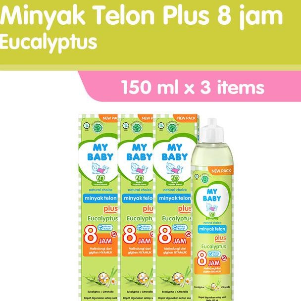 

My Baby Nya Telon Plu 150 Ml 3 Pc Nya Anti Nyamu 8 Jam