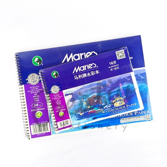 

HOT SALE Maries Watercolor Book 230 gsm Buku Sketsa Cat Air Water Color