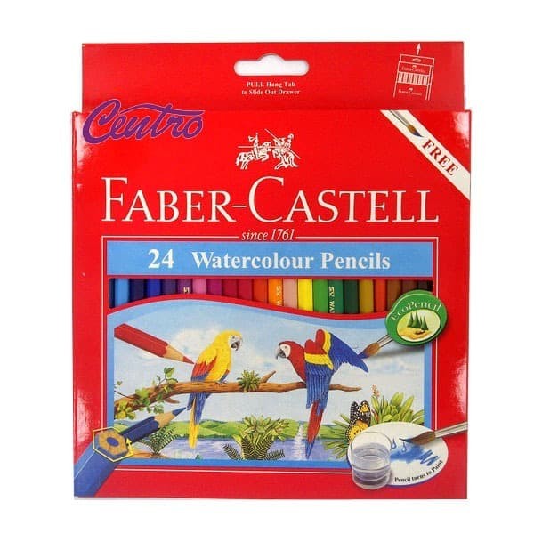 

HRG DISKON FABER CASTELL 24 WATERCOLOURS PENCILS