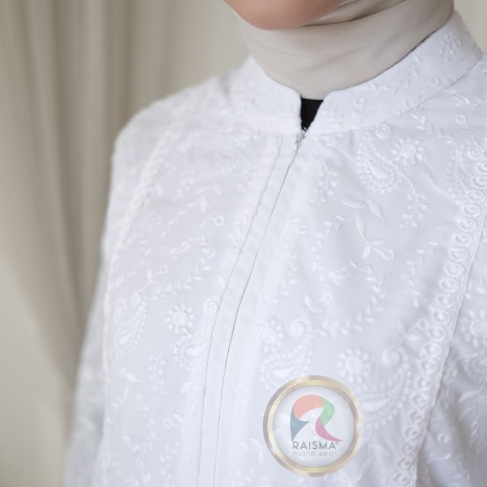 Baju Gamis Putih Cantik / Gamis Wanita Warna Putih / Gamis Putih