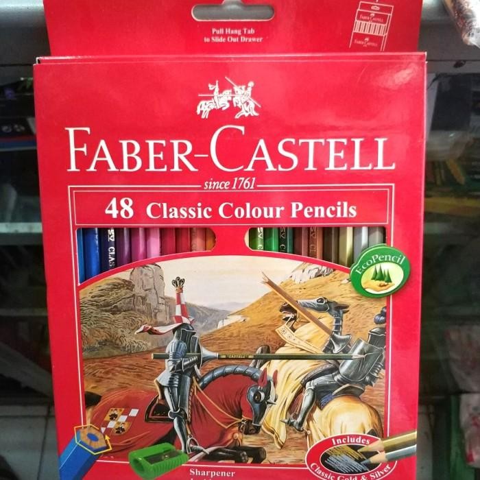

PENSIL WARNA FABER-CASTELL 48 WARNA PANJANG