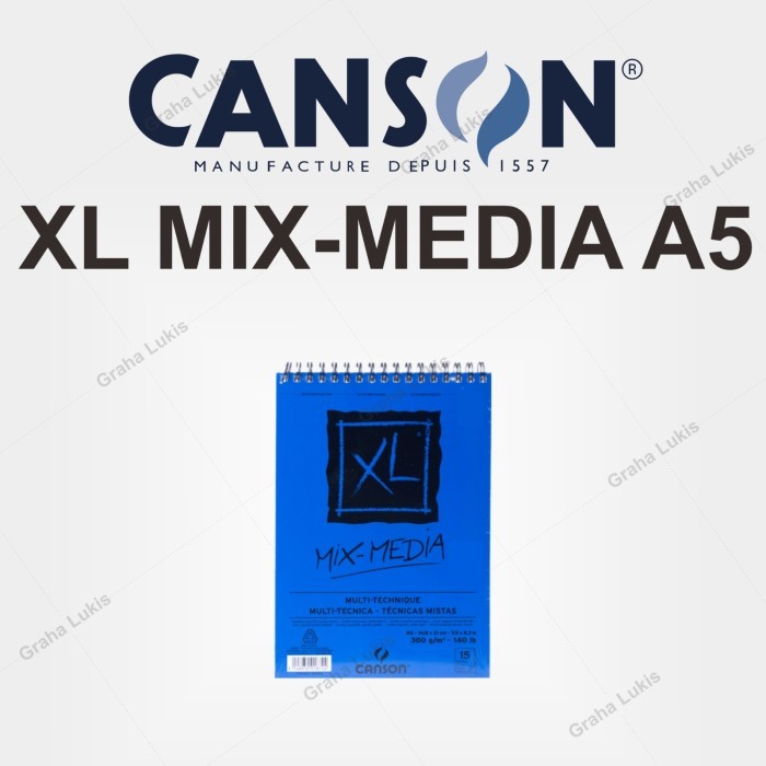 

MURAH Canson XL Mix-Media A5 Spiral
