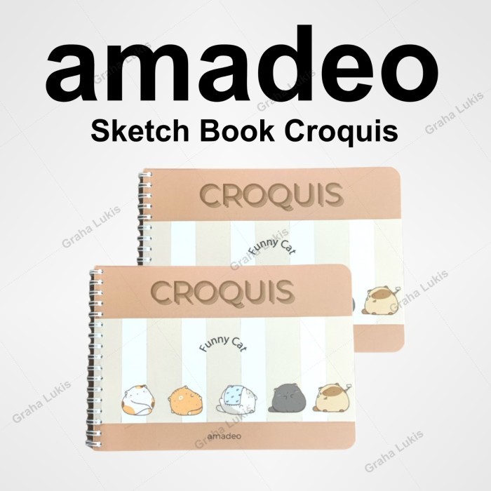 

SALE Sketch Book Amadeo Croquis A5 160 GSM