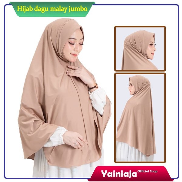 Hijab Bergo Dagu Jumbo Malay Terbaru