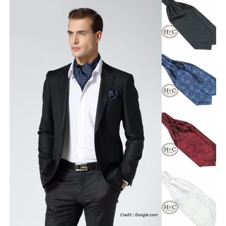 Sale Houseofcuff  Dasi Ascot Tie Ascot / Cravat Tie All Color