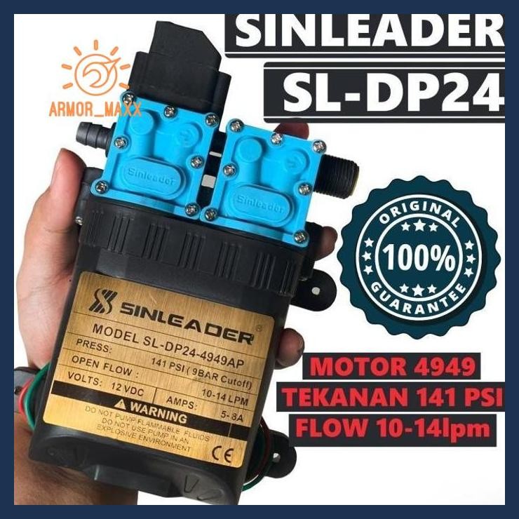 Paket Lengkap Cuci Ac Dual Pump Sinleader Sl Dp24 + Plastik Cover Ac