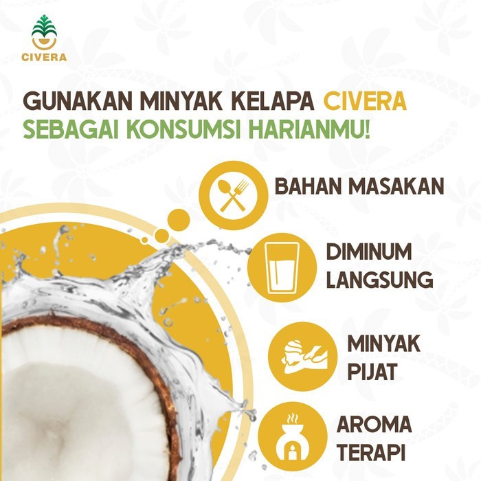 

[Ramadhan Sale] Extra Virgin Coconut Oil 1 Liter Organik