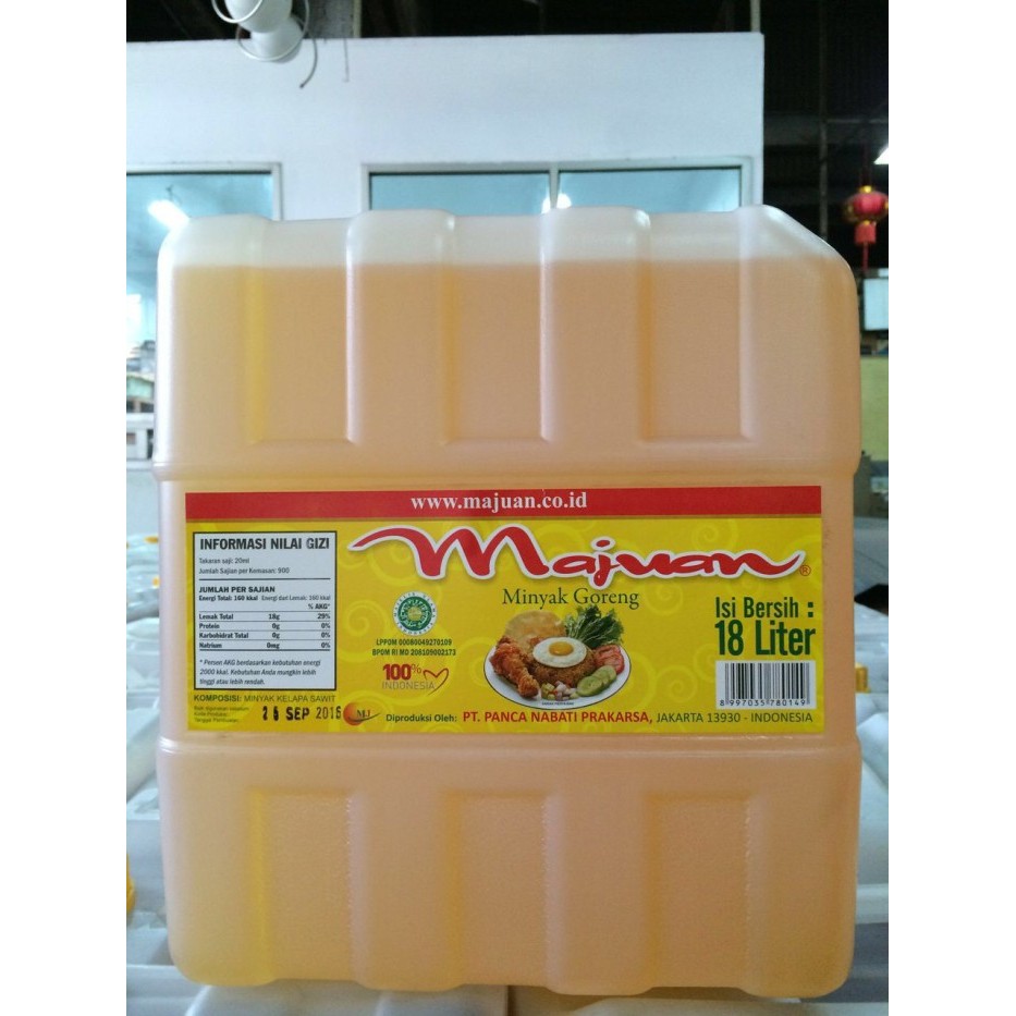 

Majuan Minyak Goreng 18L