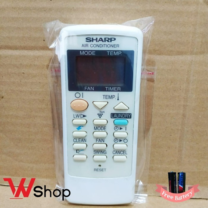 REMOT AC SHARP ION LAUNDRY ORIGINAL - Air Conditioner
