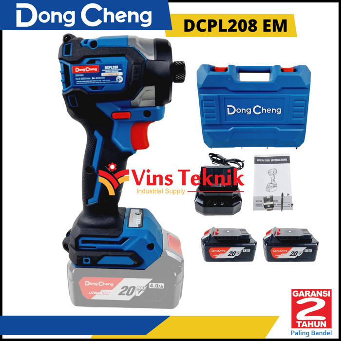 Dongcheng DCPL208 DCPL 208 Mesin Bor Impact Cordless Impact Driver