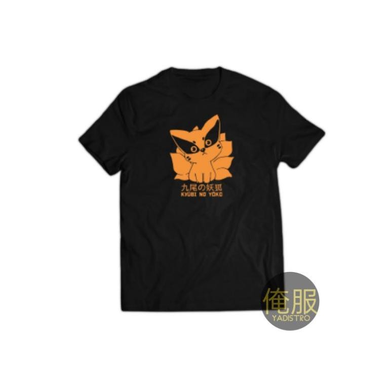 Promo Yadistro T-Shirt Kaos Kurama Kyuubi Anime Naruto Boruto Chibi