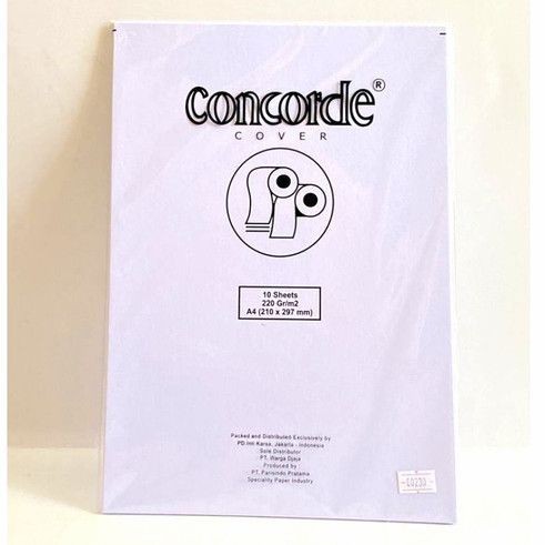 

Kertas Karton Concorde Ukuran A4 - 220Gr