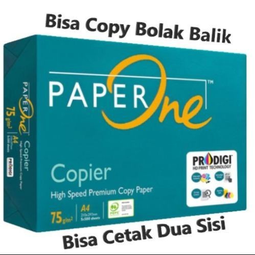 

[Grab/Gojek] Kertas Print Fotocopy Hvs A4 75 Gr Paperone / Rim