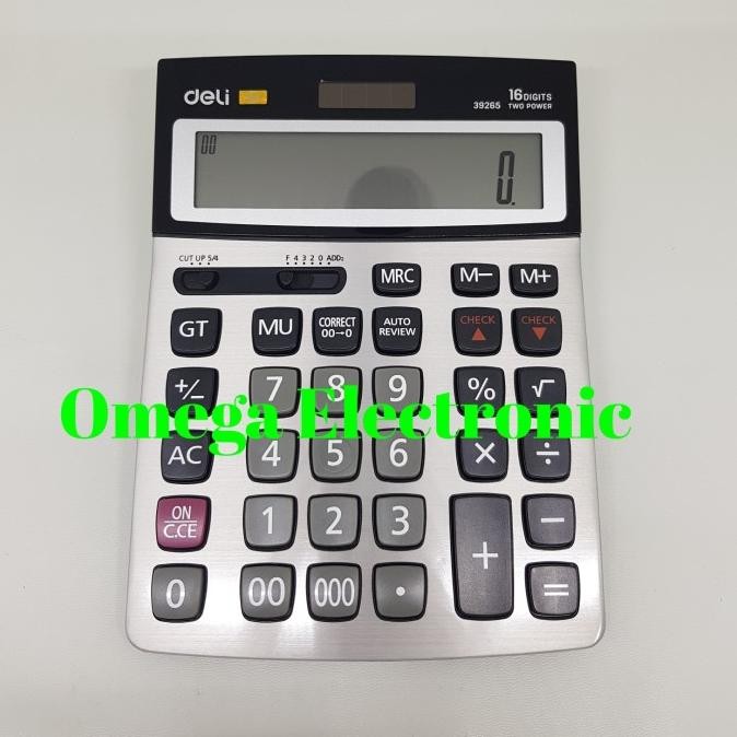 

DELI 39265 CALCULATOR CHECK & CORRECT DESKTOP KALKULATOR 16 DIGITS