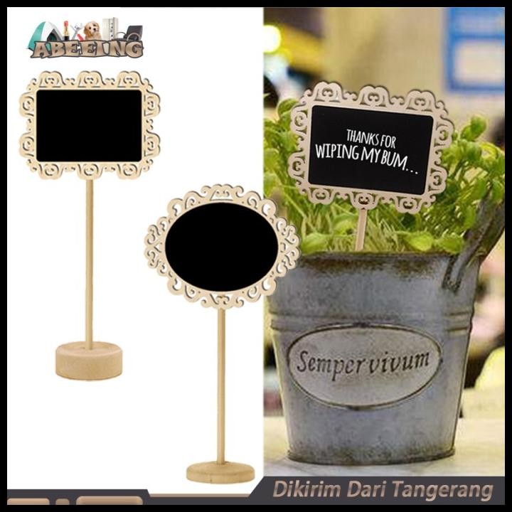 

Isi 10 Papan Tulis Kapur Kecil / Mini Chalkboard / Papan Kapur Menu