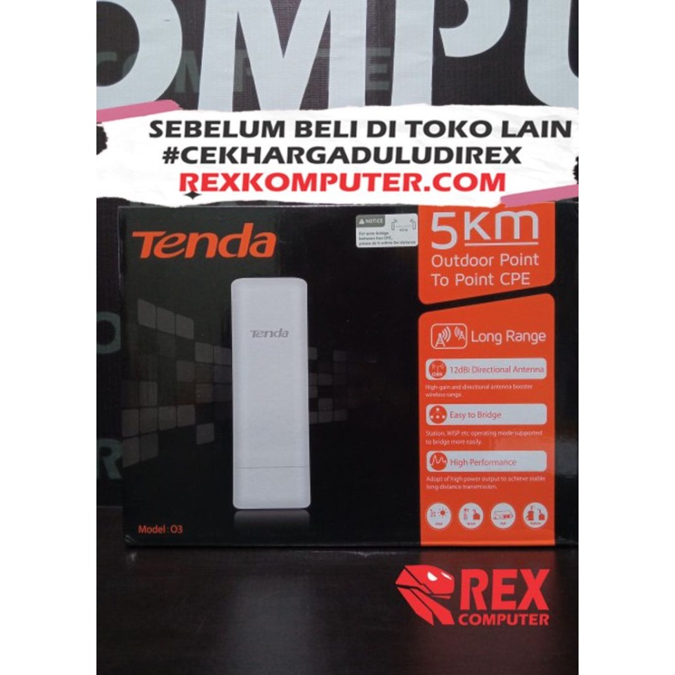 TENDA 03  5km Point to Point Outdoor CPE