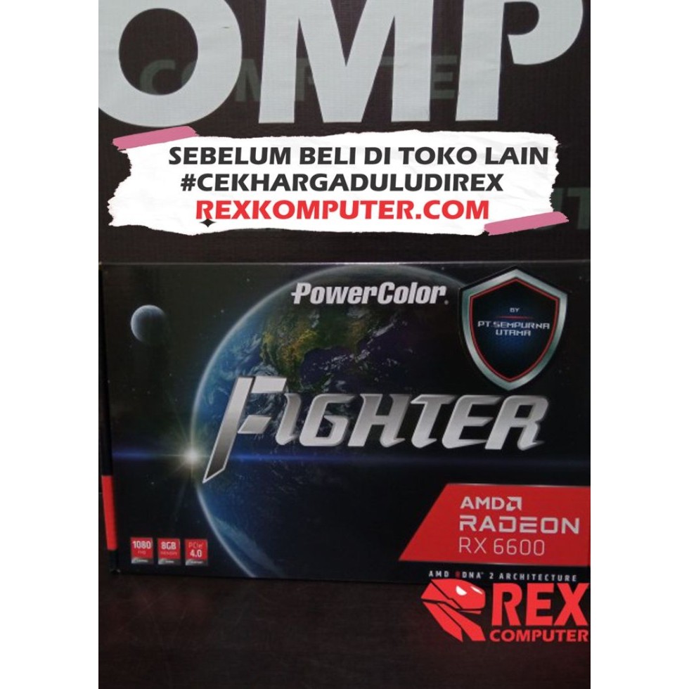 VGA POWERCOLOR RX6600 FIGHTER 8GB