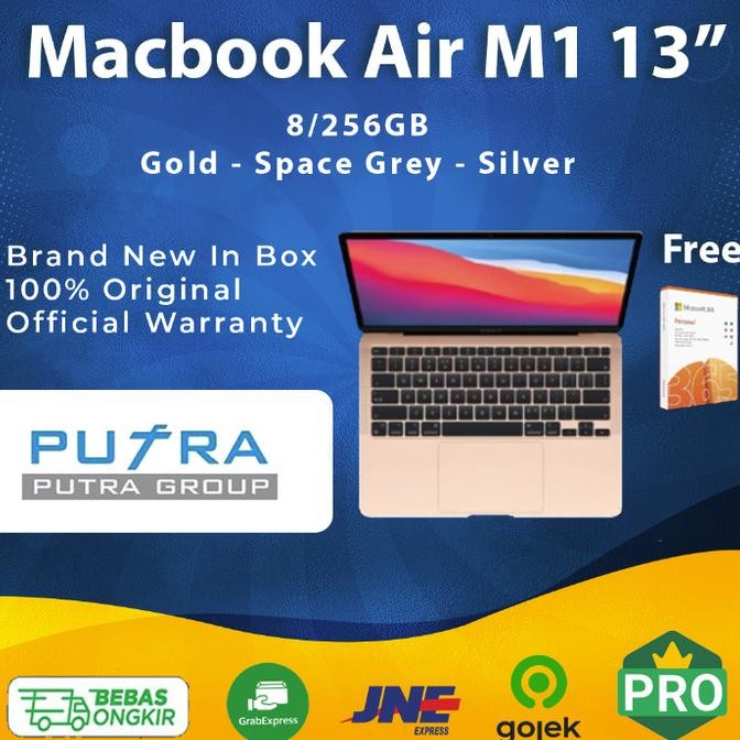 Macbook Air 2021 13" M1 Chip 256Gb 512Gb Grey Gold Silver 256 512 Gb