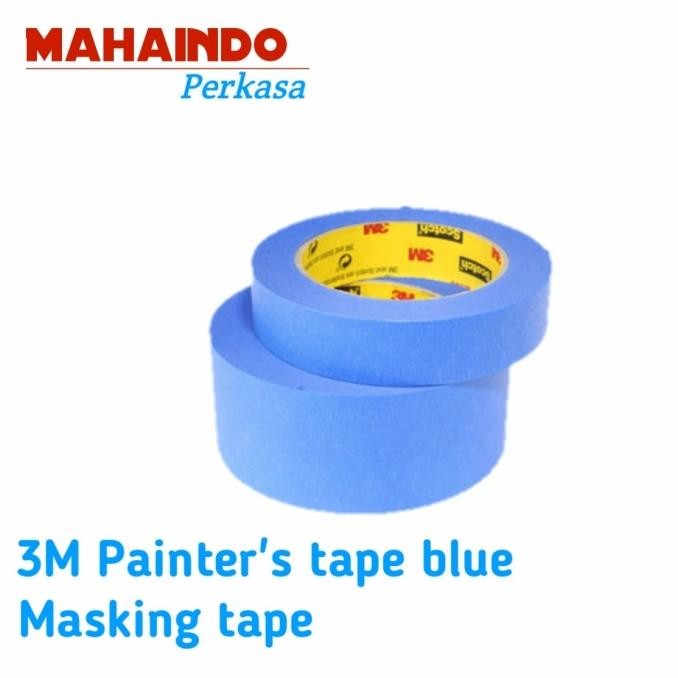 

ISOLASI KERTAS BIRU 3M - LAKBAN KERTAS - PAINTER TAPE ASLI