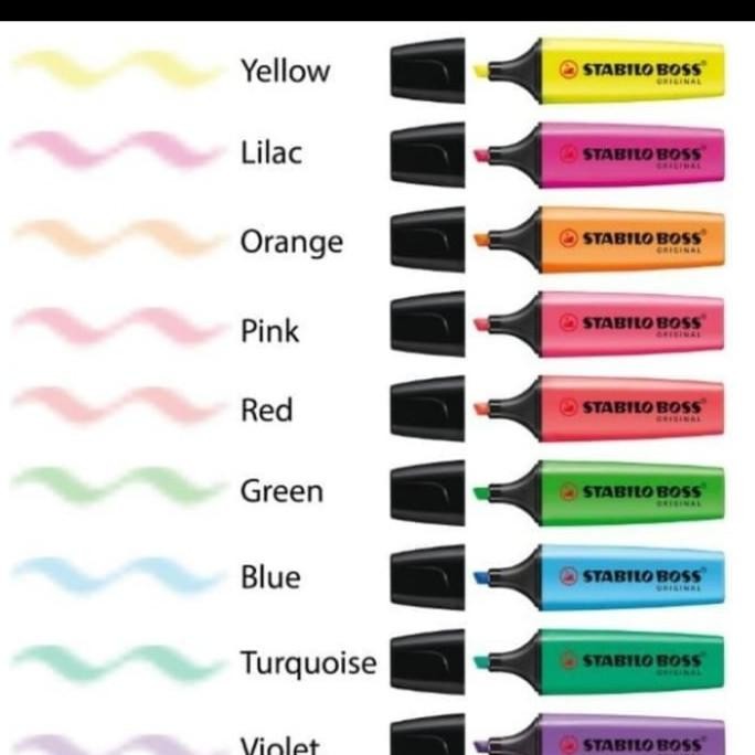 

Stabilo boss 1 pack,isi 10 pcs