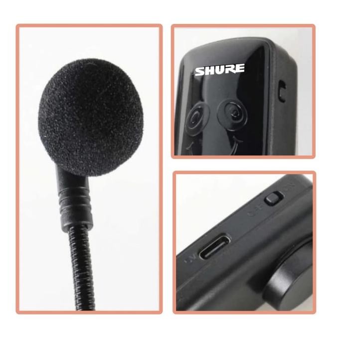 Sale Mic Imam Bando Wireless Shure Mic Headset  Shure Wireless Suara Mantap