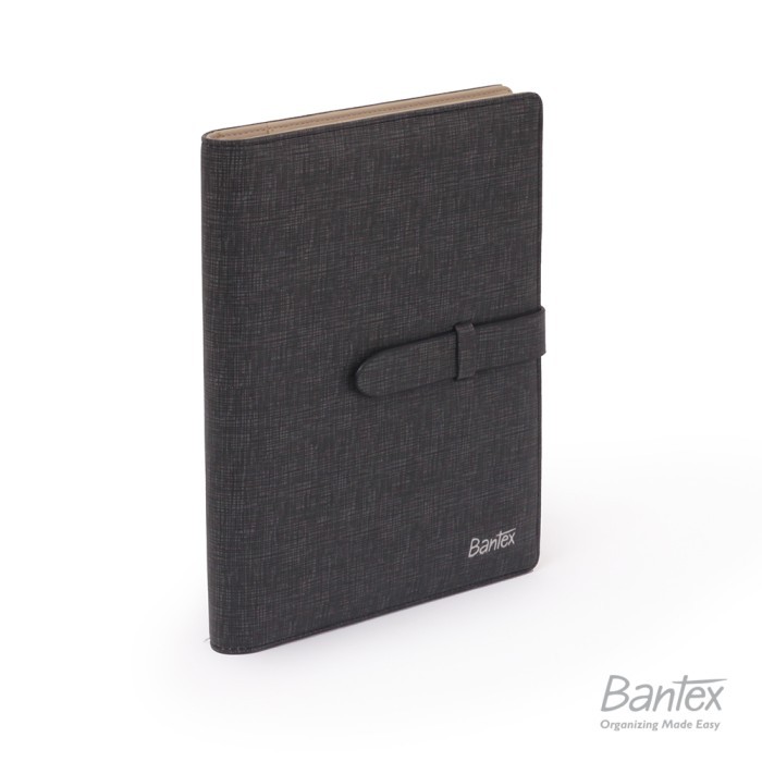 

HOT SALE Buku Agenda Planner Cover Kulit Black Leather Diary Bantex - 7492 10