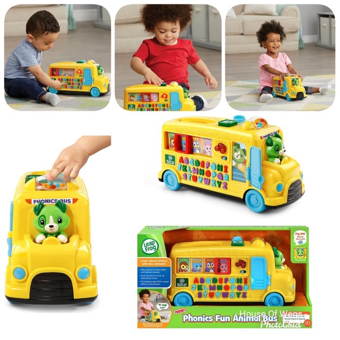 LEAPFROG PHONICS FUN ANIMAL BUS - MAINAN EDUKASI ANAK ORIGINAL