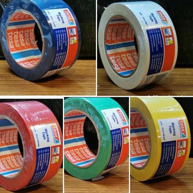 

FLOORMARKING TAPE TESSA-LAKBAN LANTAI 50MM X 33M ASLI