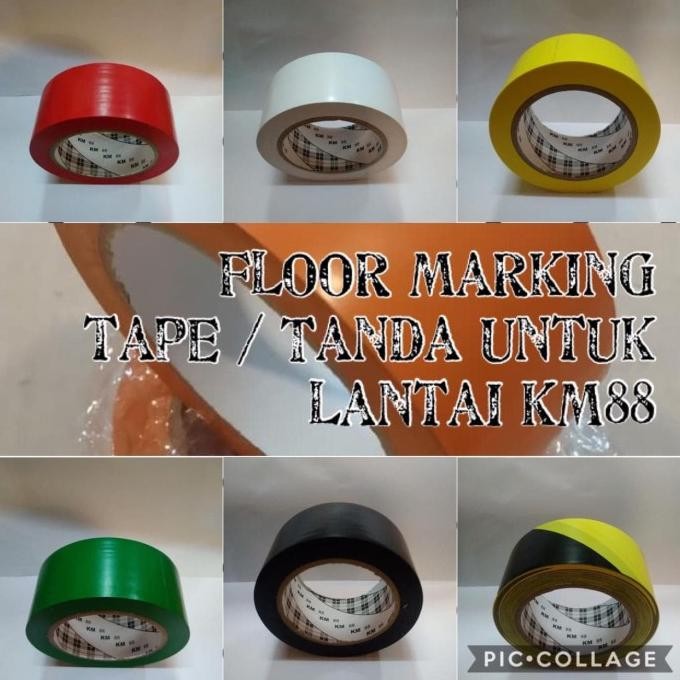 

LAKBAN LANTAI - FLOOR MARKING TAPE 2" X 33M ASLI