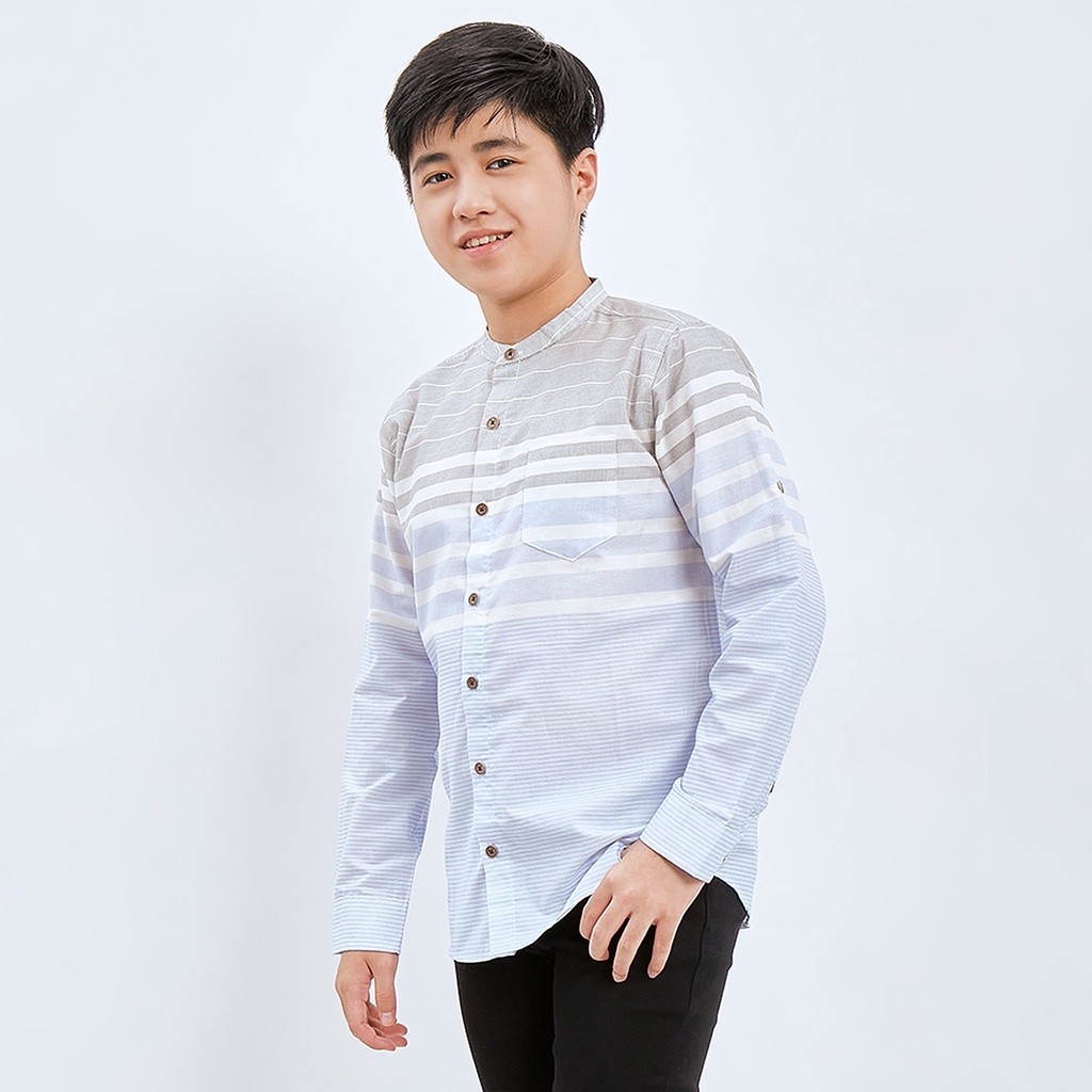 Koko Anak Pakaian Kaos Kerah Tpa Hams Pengajian Santri Pondok Baju Bocah Tanggung Cowo Hem Ngaji Leb