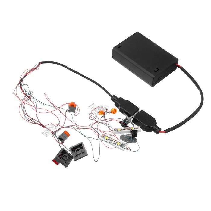 TERLENGKAP Kit Pencahayaan Lampu LED HANYA Untuk Lego 10252 Model Kepik Volk swag
