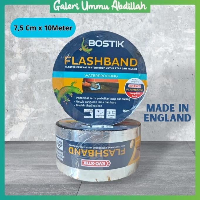 

FLASHBAND 7,5 CM / LAKBAN ANTI BOCOR / LEM ATAP TALANG/ PENAMBAL BOCOR ASLI