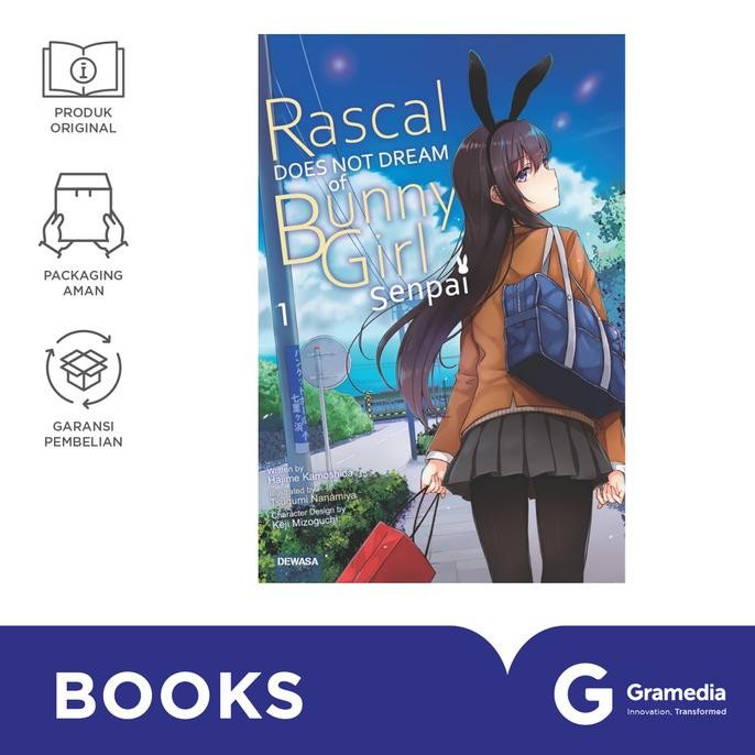 

New Gramedia Komik Rascal Does Not Dream of Bunny Girl Senpai 1