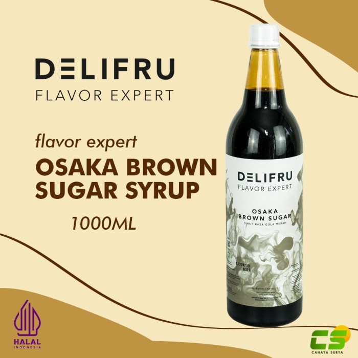 

Delifru Syrup/Sirup - Osaka Brown Sugar Syrup 1000 ml